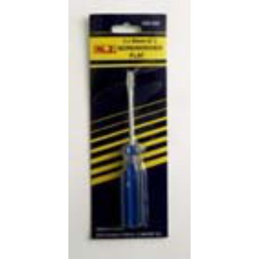 3x50mm (-) Slotted Line Colour Screwdriver - Carded