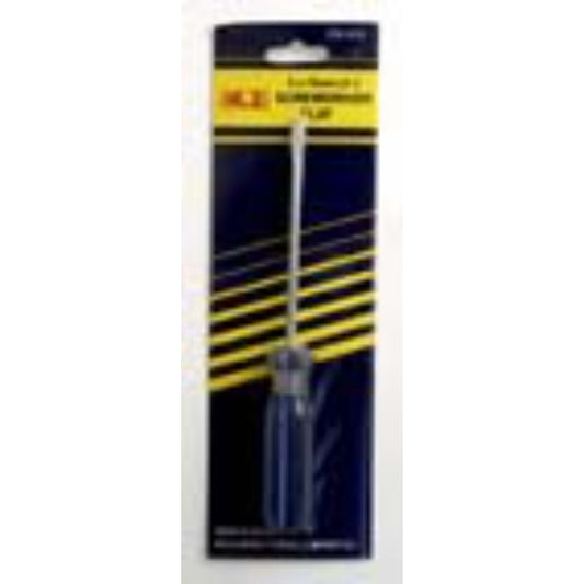 3x75mm (-) Slotted Line Colour Screwdriver - Carded