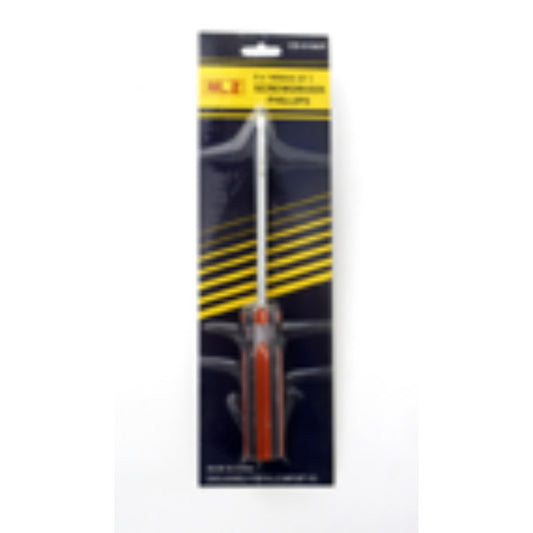 5x100mm (+) Phillips-Head Line Colour Screwdriver - Carded