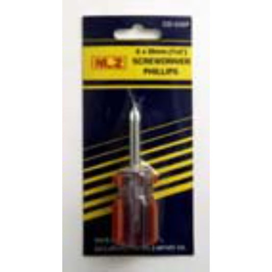 6x38mm (+) Phillips-Head Line Colour Screwdriver - Carded