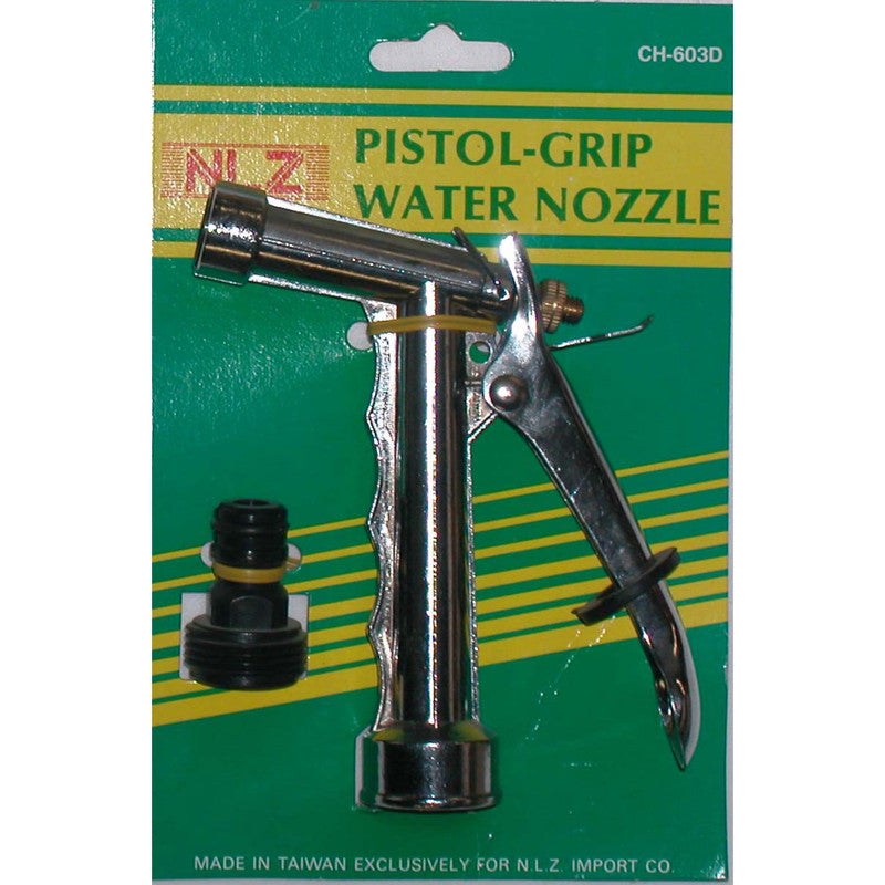 Large Metal Hose Nozzle with Adapter