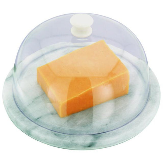 White Marble Cheese Dome