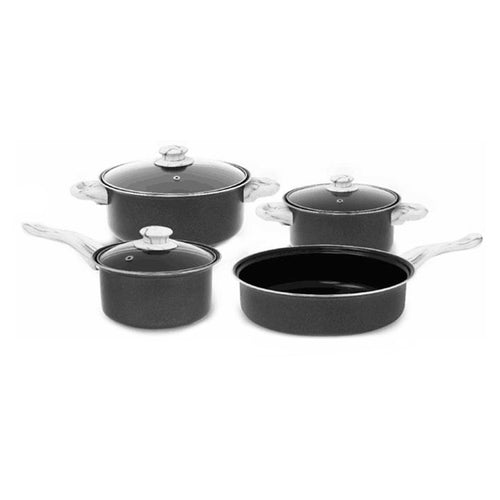 7pc Cookware Set - Black