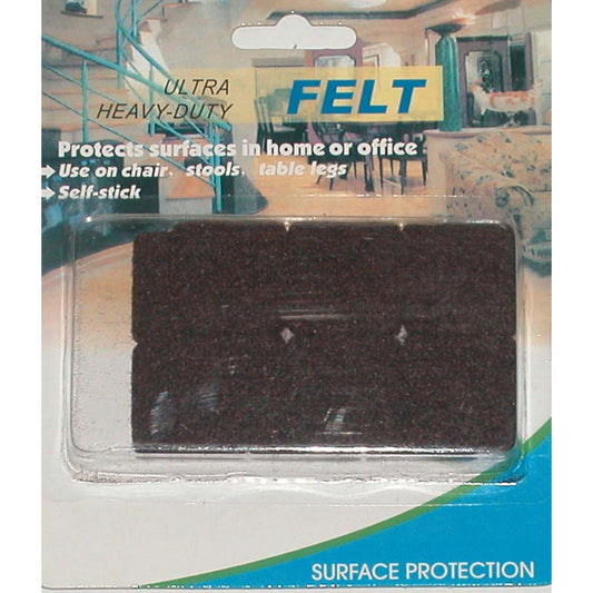 Felt Tape 12pc 25mm Square