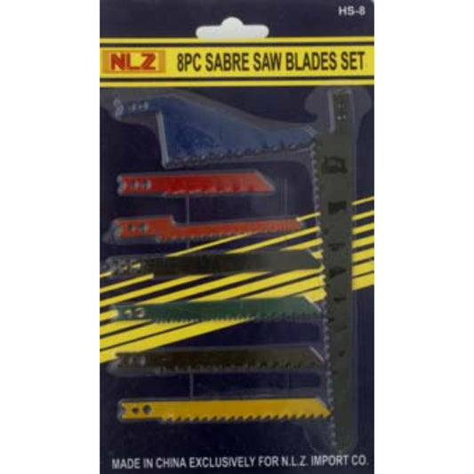 8pc Sabre Saw Blades