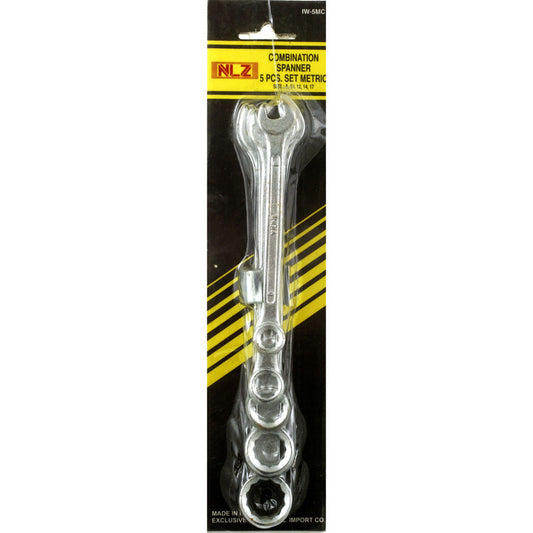 5pc Combination Wrench Set Metric