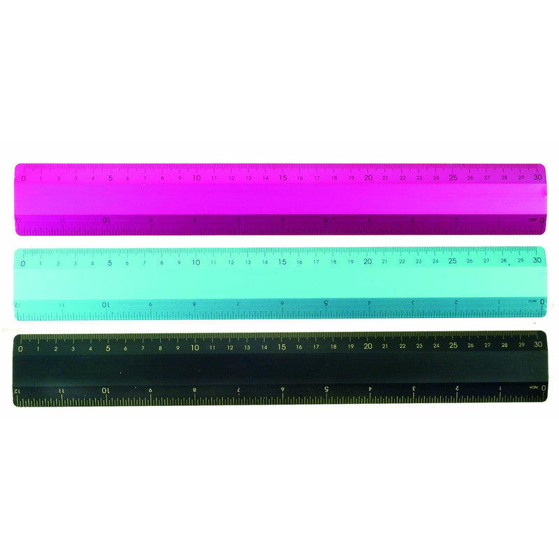 30cm Aluminium Ruler