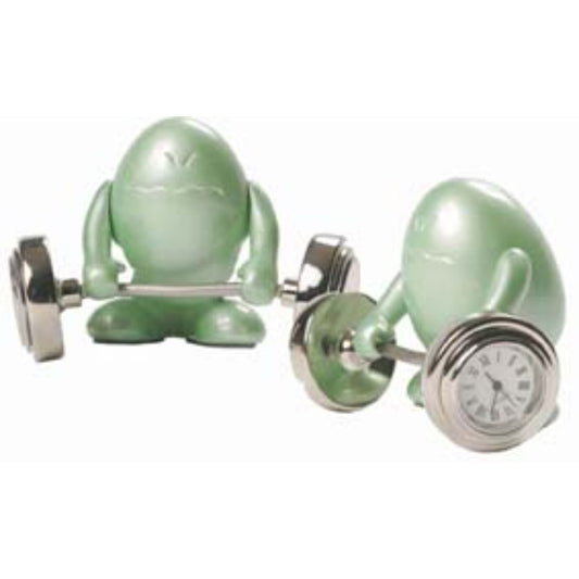 Egghead Clock & Thermometer