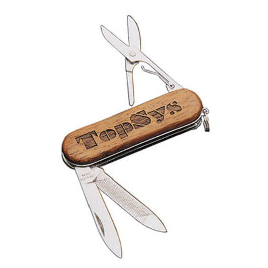 3 Implement Pocket Knife - Wood Handle