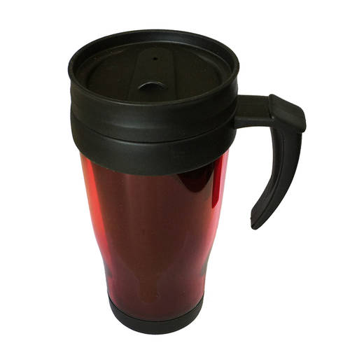 Plastic Travel Mug Red