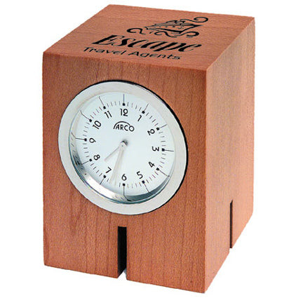 Maple Wood Desk Clock