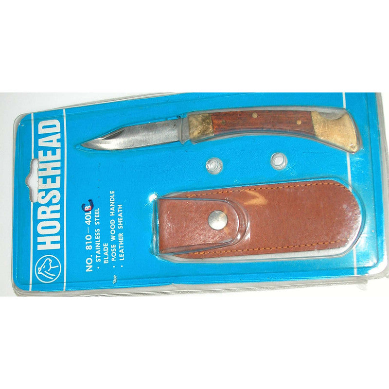 100mm Lock Knife in Pouch on Card