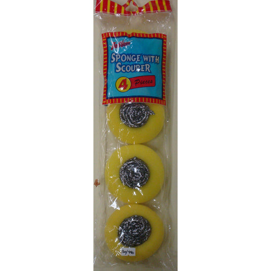 4pc Sponge Scourers