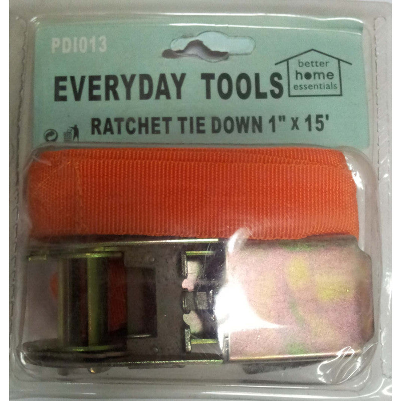 Ratchet Tie Down with Hooks