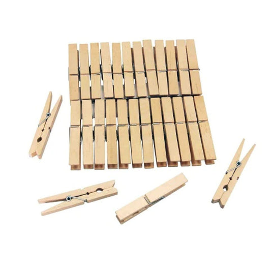 30pc Wooden Clothes Pegs