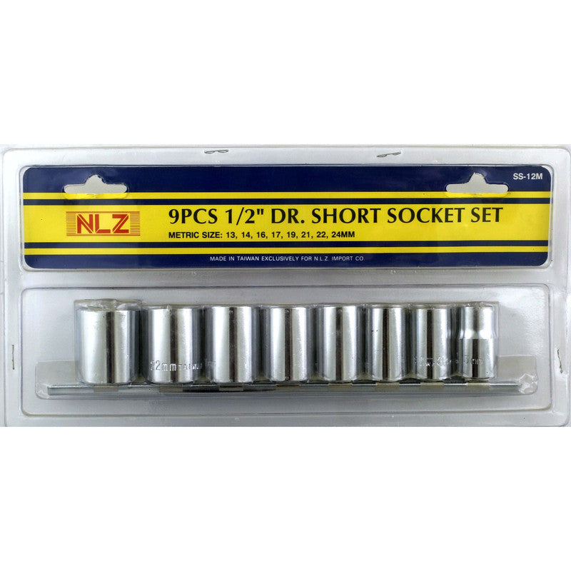 9pc 3/8" Drive Socket Set SAE