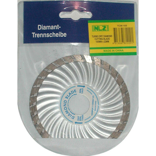 225mm Turbo Diamond Cutting Dry