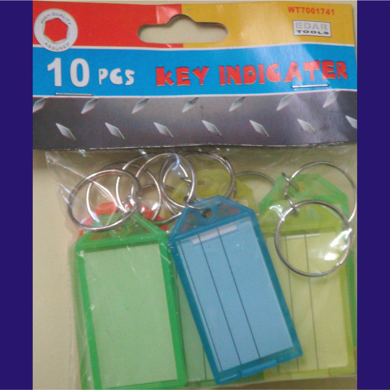 10pc Key Tags