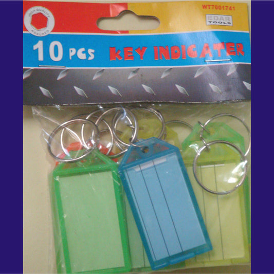10pc Key Tags