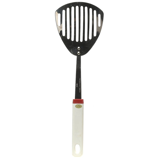 Stainless Steel Slotted Skimmer with Plastic Handle