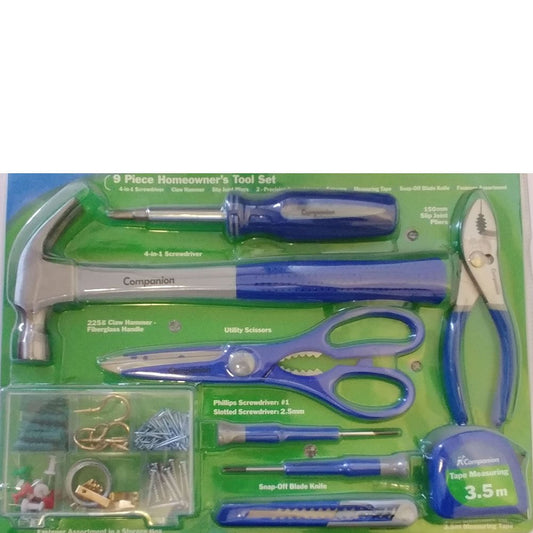9pc Home Tool Kit