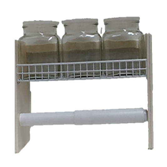 3pc Jars with Rack & Towel Holder