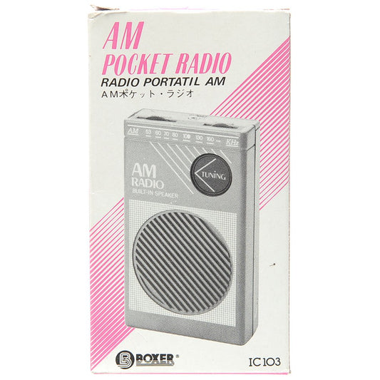 Am Radio with Earphone - Blue