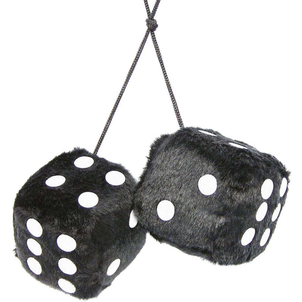 2pc 63mm Fluffy Dice