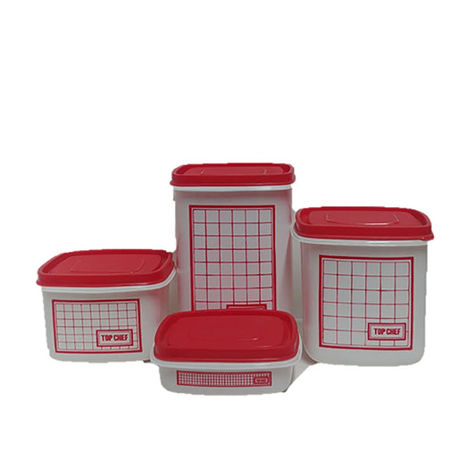 4pc Large Storage Set - Opaque