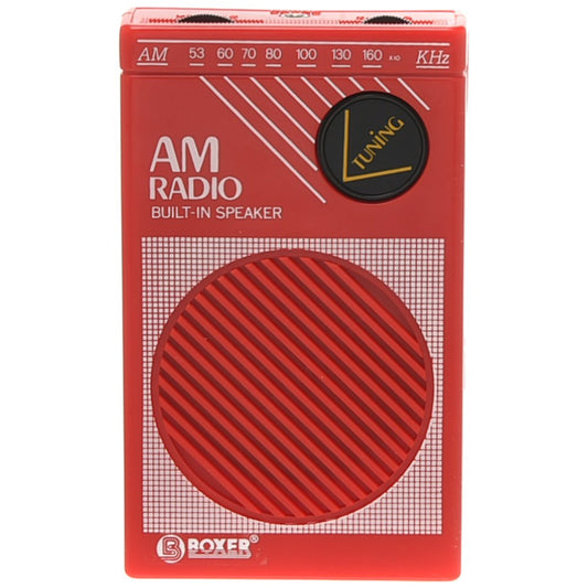 Am Radio with Earphone - Red