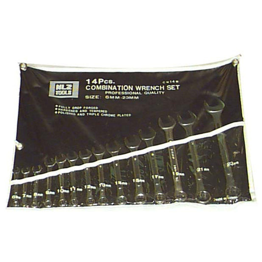 14pc Combination Wrenches Metric