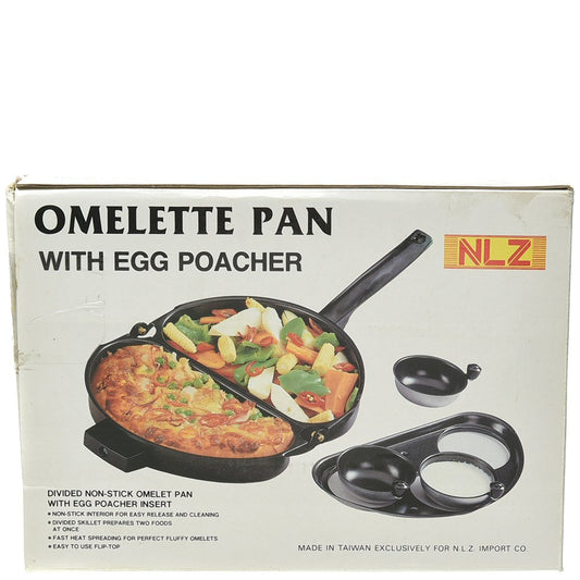 Non-Stick Omelette Pan with Poacher Insert