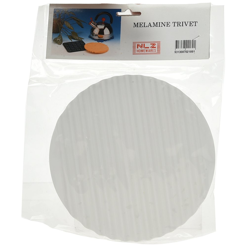 Round Trivet - White