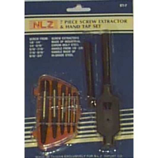 7pc Screw Extractor & Hand Tap Set