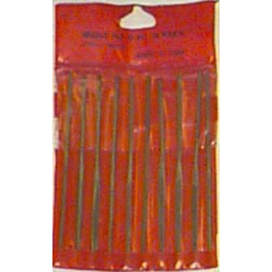10pc Needle File Set 3x140mm