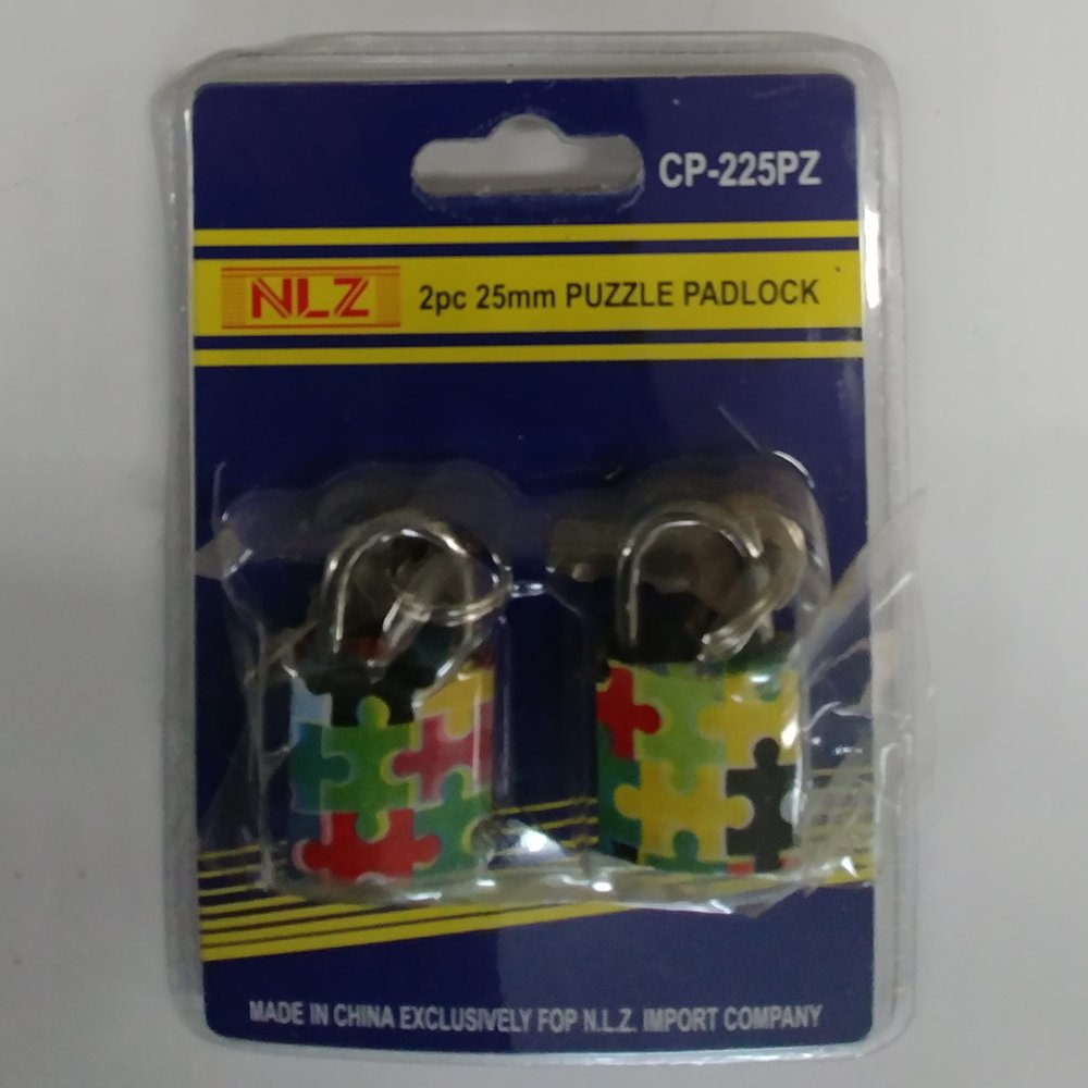 2pc 25mm KA Printed Padlock