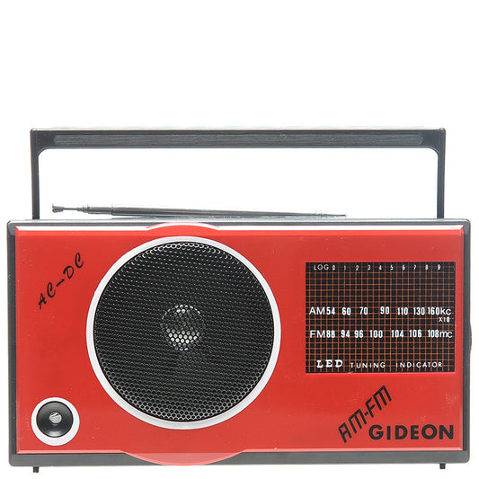 Ac/Dc Am/Fm Radio - Red