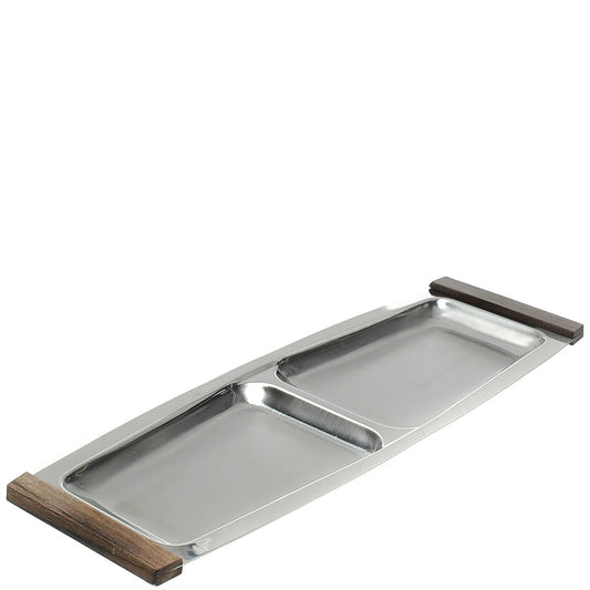 Stainless Steel Tray - 2 Section