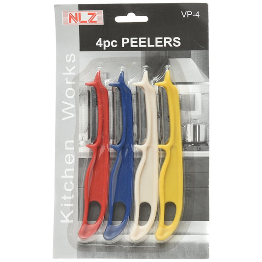 4pc Vegetable Peelers