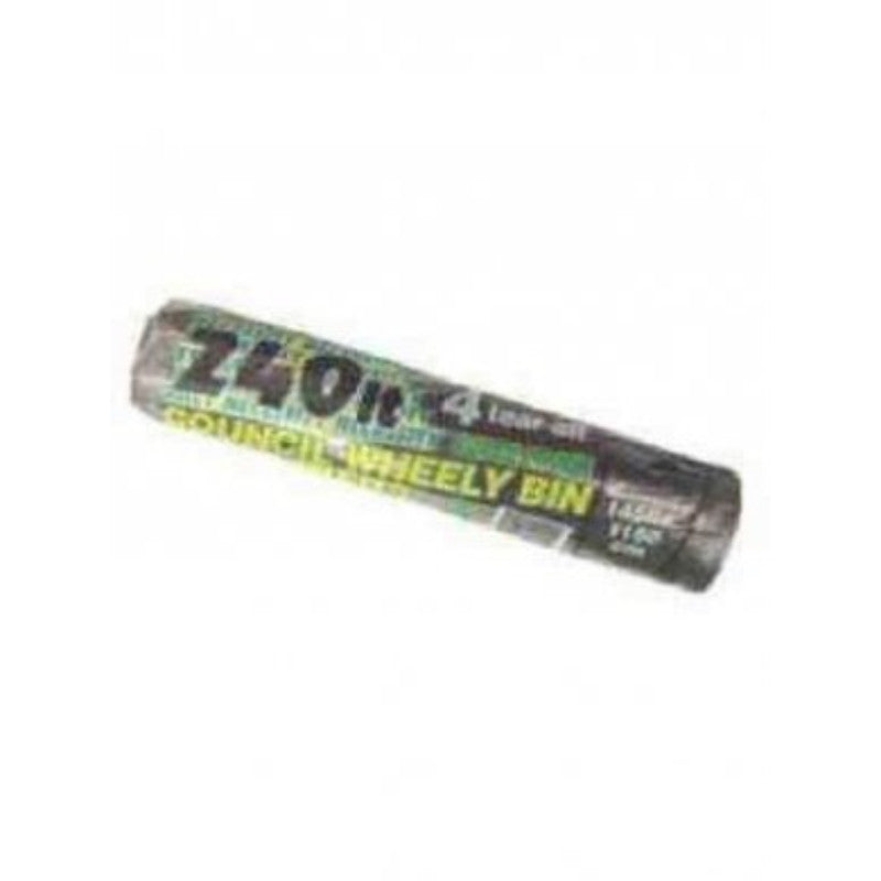 240L Garbage Bags - Roll Of 4