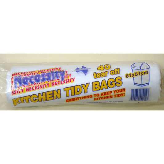 27L Bin Liner Bags - Roll Of 40