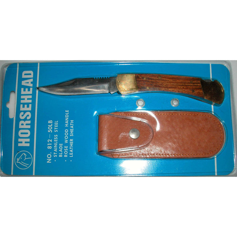 125mm Lock Knife in Pouch - Carded