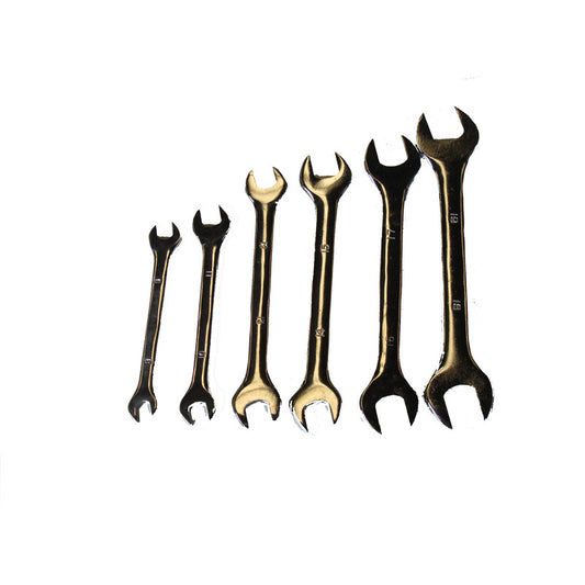 6pc Open End Wrench Set Metric