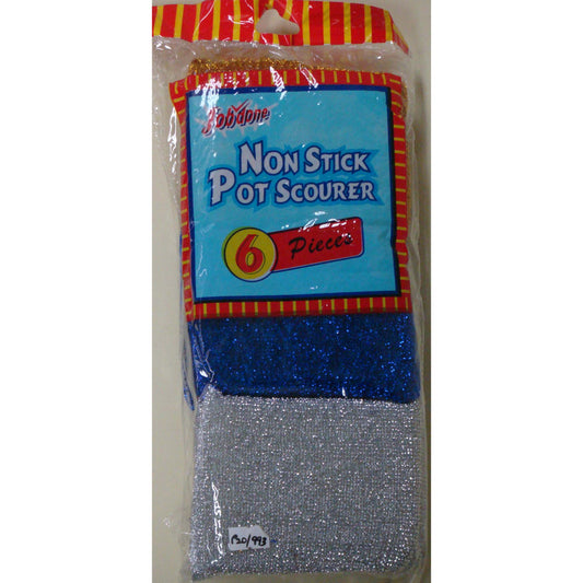 6pc Metallic Non Stick Scourers