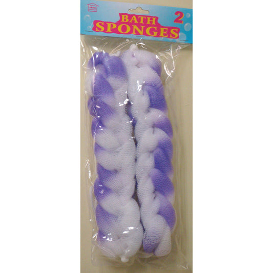 2pc Mesh Bath Sponge