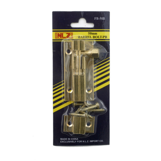 100mm Barrel Bolt - Brass