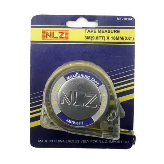 3M x 16mm Tape Measure - Clear