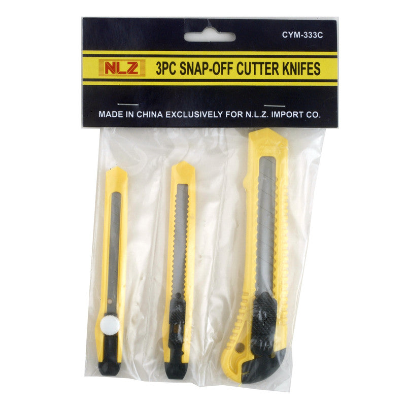 3pc Snap Off Knives