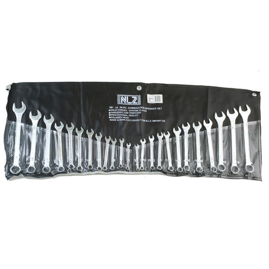 24pc Combination Wrench Set