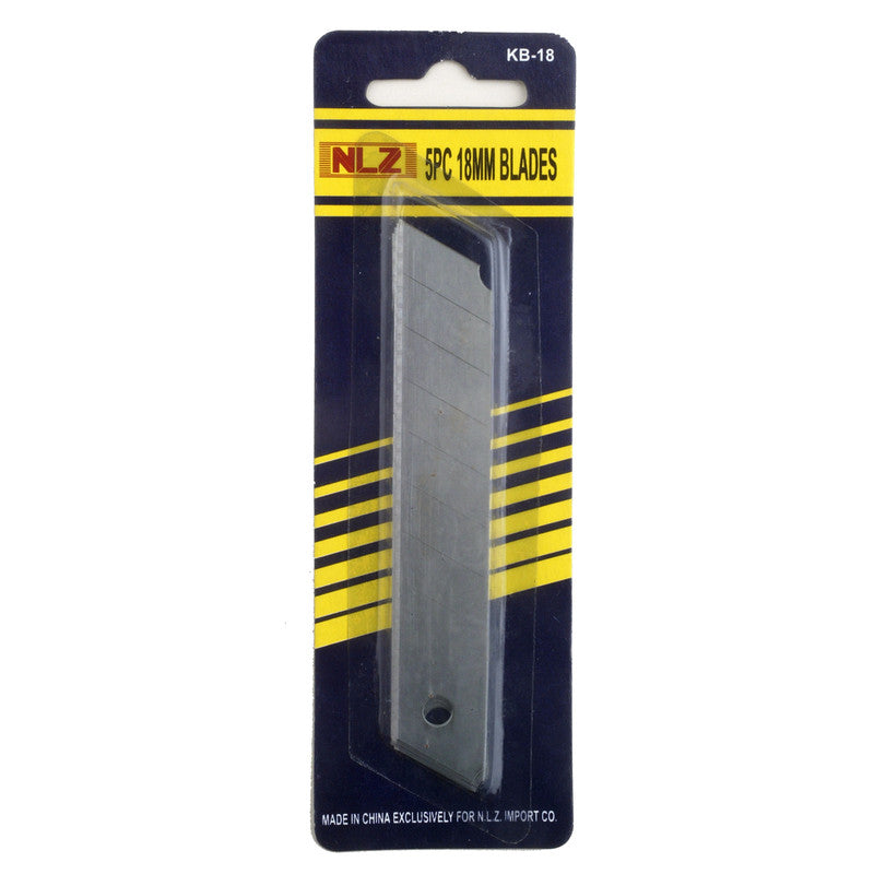 5pc Blades For 18mm Snap-Off Cutter